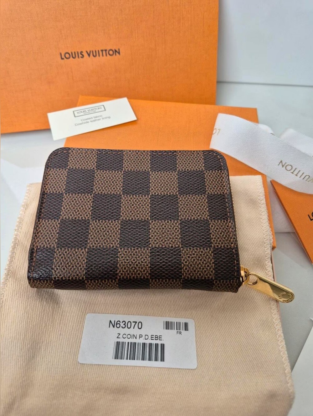 Louis Vuitton Zippy Coin Purse Wallet in Brown - Picture 2 of 10